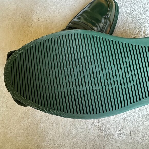 Limited Edition GUCCI Signature WEB Burnish Leather SNEAKERS Size 7.5 G | 8.5 US - Picture 14 of 16